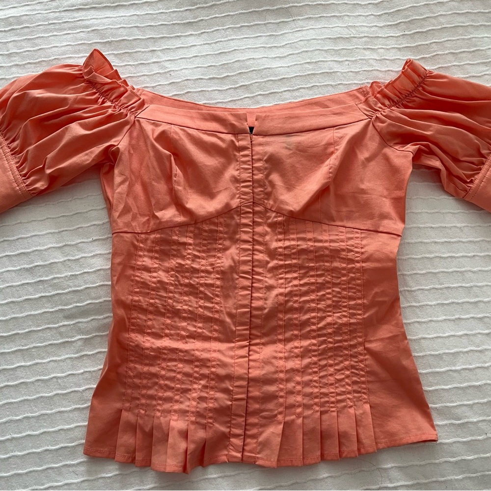 Guess by Marciano Coral Off-Shoulder Blouse